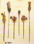 Golden hairpins, Qing