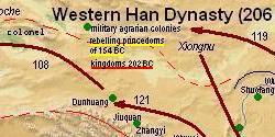 Map Han Dynasty