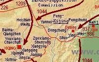 Map Western Xia (Xixia, Tangut)