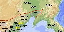 Map Sui Dynasty