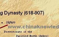 Map Tang Dynasty