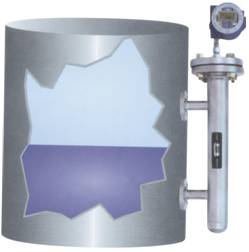 磁緻伸縮液位計測量示意圖